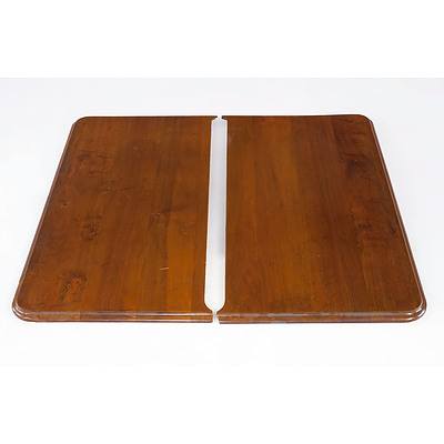 Good French Art Deco Solid Walnut Ten Person Extension Dining Suite Circa 1925