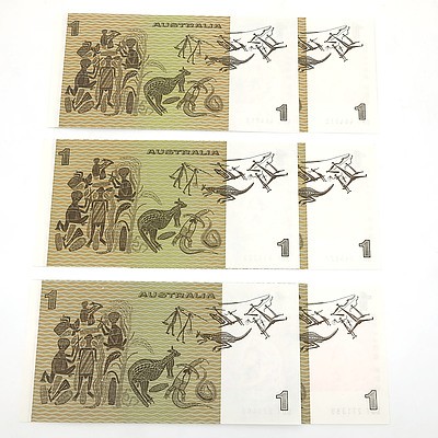 Three Sets of Consecutively Numbered Pairs, Including 1982 Last Prefix Johnston/Stone DPS464012-DPS464013