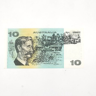 Uncirculated $10 Knight / Wheeler Paper Note, TFK629635