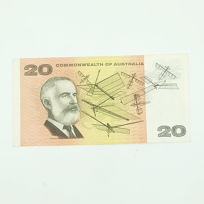 1966 Commonwealth of Australia Coombs/Wilson First Prefix $20 Note, XAA422835