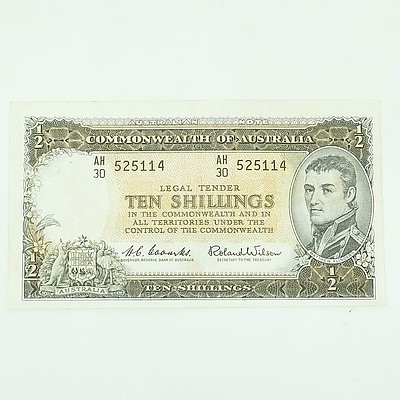 Commonwealth of Australia Ten Shillings Banknote