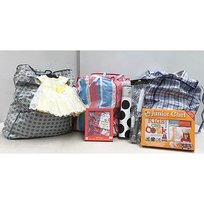 Bulk Lot of Children's Toy's, Clothes & Crafts