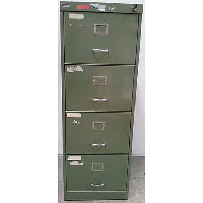Duff Steel C Class Four Drawer Filing Cabinet