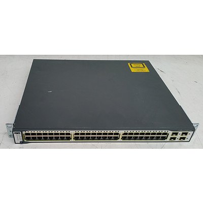 Cisco Catalyst (WS-C3750G-48TS-S V04) 3750G Series 48-Port Gigabit Managed Switch
