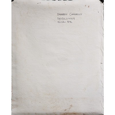 Darren Connelly (Dates Unknown) Acrylic on Canvas, Unframed