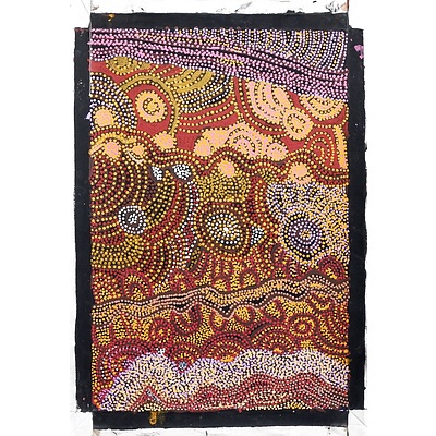 Pirrmangka Reid Napanangka (1944-2005) Acrylic on Canvas, Unframed