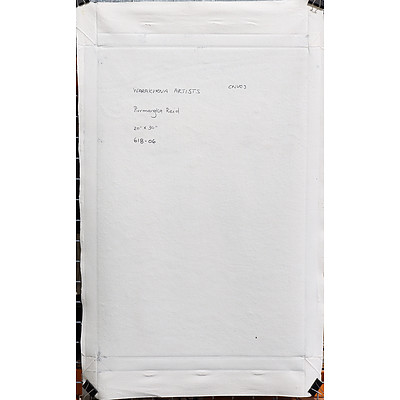 Pirrmangka Reid Napanangka (1944-2005) Acrylic on Canvas, Unframed