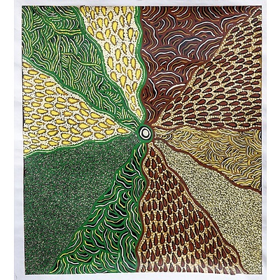 Rosie Baker (Dates Unknown) Ngapari 2009, Acrylic on Canvas