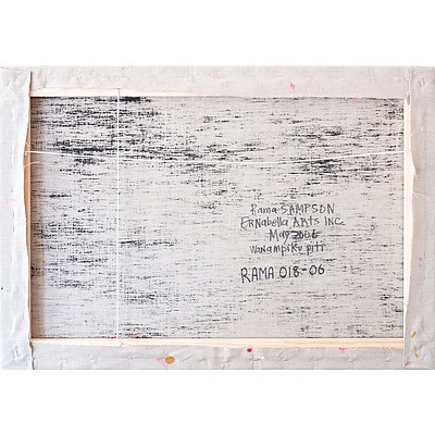 Rama Sampson (c.1936-) Wanampiku Piti 2006, Acrylic on Linen