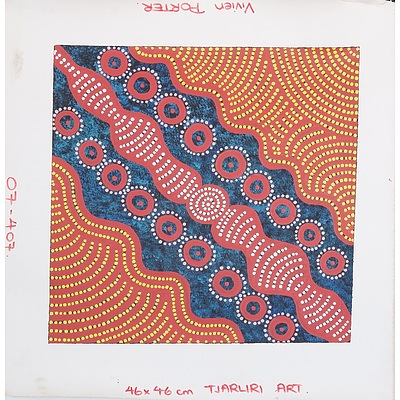 Vivien Porter (Dates Unknown) Acrylic on Canvas, Unframed