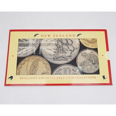 1990 New Zealand Brilliant Uncirculated Coin Collection
