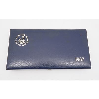 1967 South African Proof Coin Set with Sterling Silver Rand