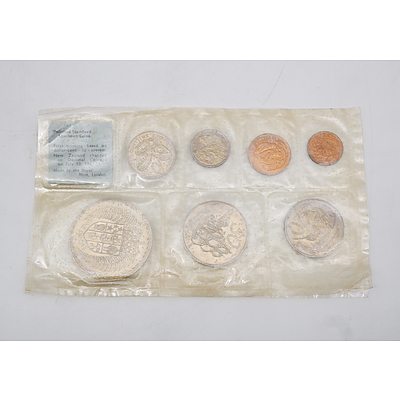 1967 New Zealand Proof Coin Set - First Minting with Decimal Coins