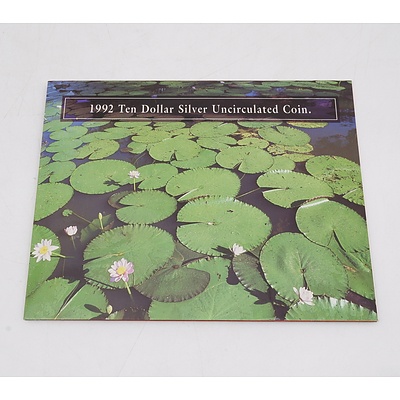 1992 Northern Territory Ten Dollar Silver Uncirculated Coin