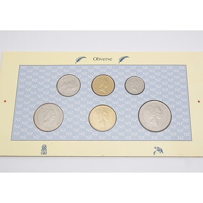 1990 New Zealand Brilliant Uncirculated Coin Collection