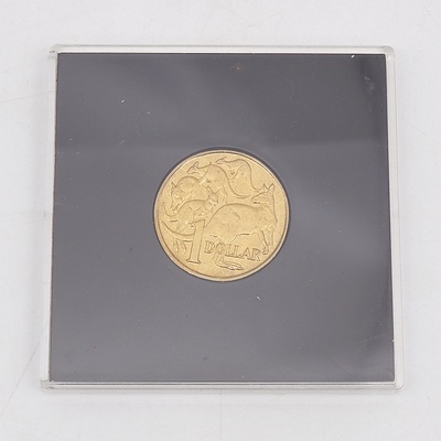 1985 Australian One Dollar Coin First Year of New Portrait