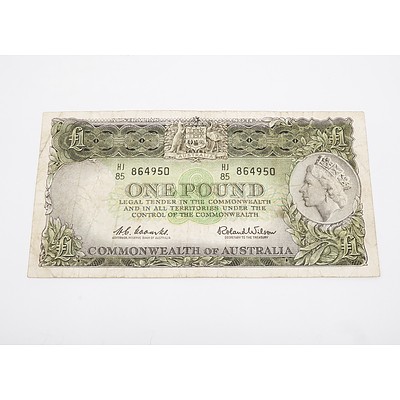 Australia One Pound Banknote