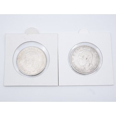 1942 Australian Florin and 1946 Australian Florin