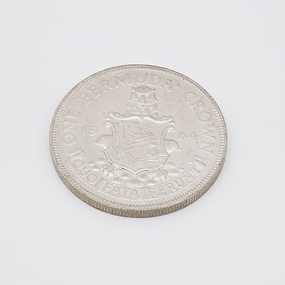 1964 One Bermuda Silver Crown