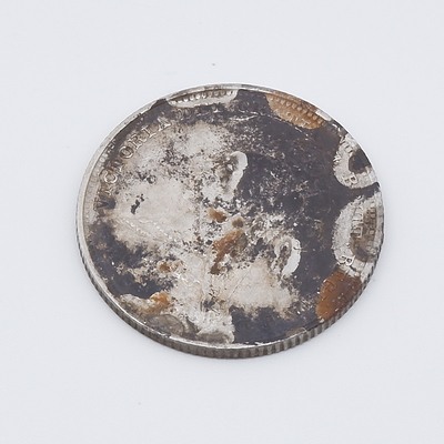 1888 Queen Victoria One Shilling .925 Silver