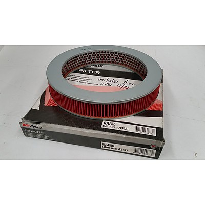 Repco Air Filters To Suit 0.85 Litre Daihatsu Mira L201(12/1992) - Lot of Four - New