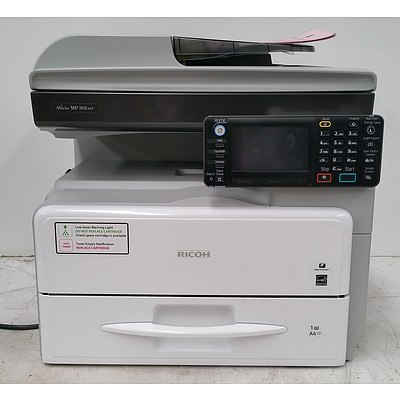 Ricoh Aficio MP301SPF Black & White Multi-Function Printer