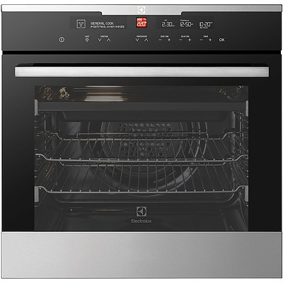 Electrolux EVE616SC 60cm Multi Function Built In Electric Oven with IOI Controller - RRP $2,099 - Brand New