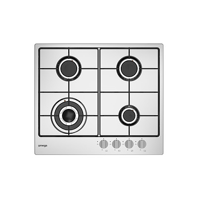 Omega OCG61X 60cm Natural Gas Cooktop - RRP $499 - Brand New