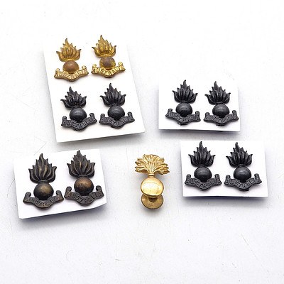 Group of Royal Australian Engineer Collar Badges
