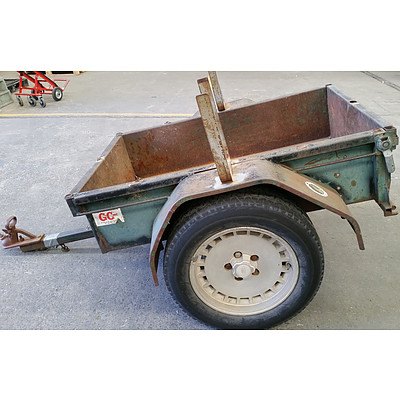 Single Axle Box Trailer(4' x 3')