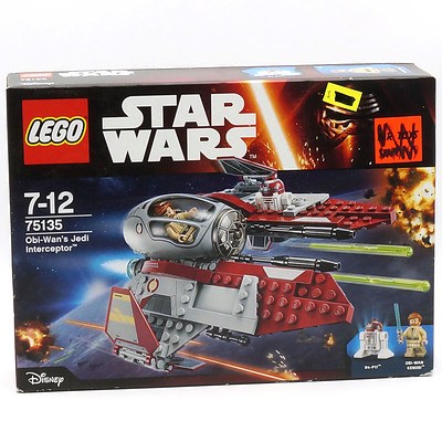 Star Wars Lego 75135 Obi-Wan's Jedi Interceptor, New