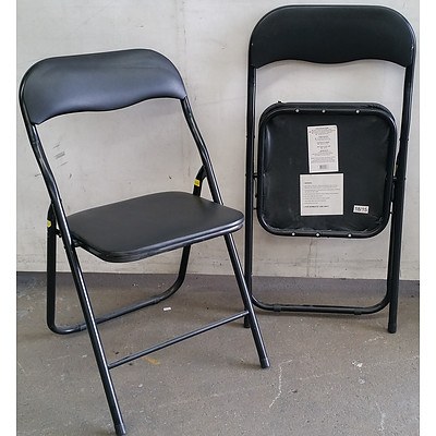 Folding Metal Chairs - Lot of Six