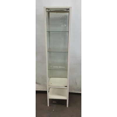 Glass 5 Tier Display Cabinet