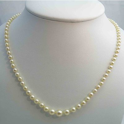 Vintage Cultured Pearl Necklace