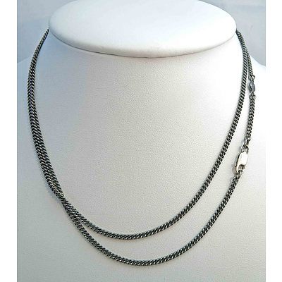 Pandora Sterling Silver Chain - Antique, Blackened Finish