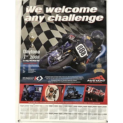 Lot of Car and Motorbike Racing Festival Posters