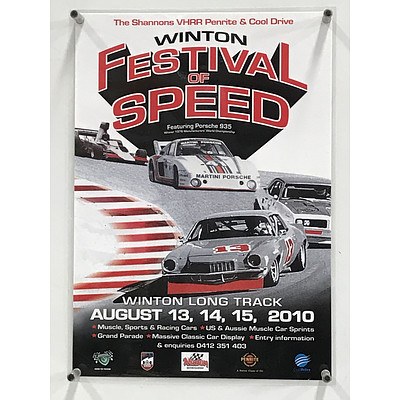 Lot of Car and Motorbike Racing Festival Posters