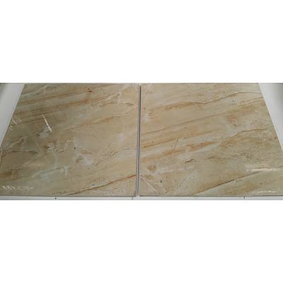 Square Ceramic Floor/Wall Tiles - Lot of 82 Tiles(Approx 11 Square Meters) - Brand New