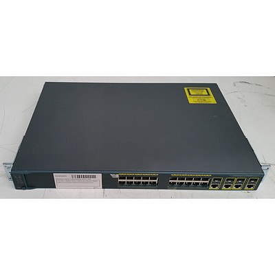 Cisco Catalyst (WS-C2960G-24TC-L V03) 2960G Series 24-Port Gigabit Managed Switch