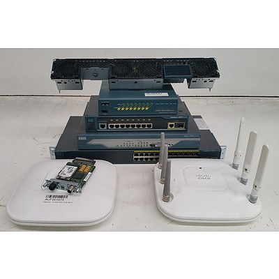 Bulk Lot of Assorted Cisco Networking Equipment