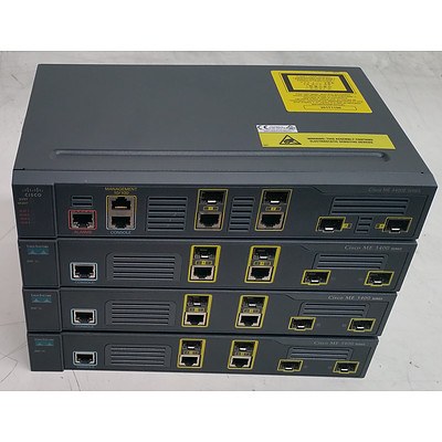 Cisco ME 3400 Series Ethernet Access Switches - Lot of Four