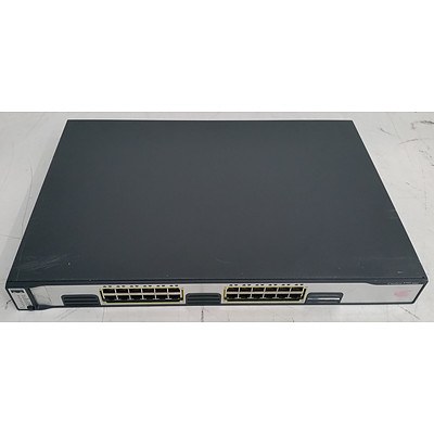 Cisco Catalyst (WS-C3750G-24T-E V05) 3750 Series 24-Port Gigabit Managed Switch
