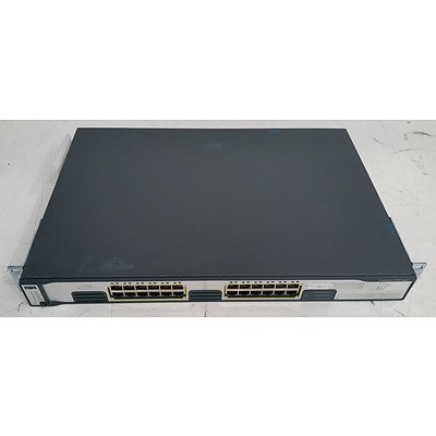 Cisco Catalyst (WS-C3750G-24T-E V05) 3750 Series 24-Port Gigabit Managed Switch
