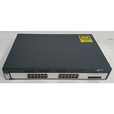 Cisco Catalyst (WS-C3750G-24TS-S) 3750 Series 24-Port Gigabit Managed Switch