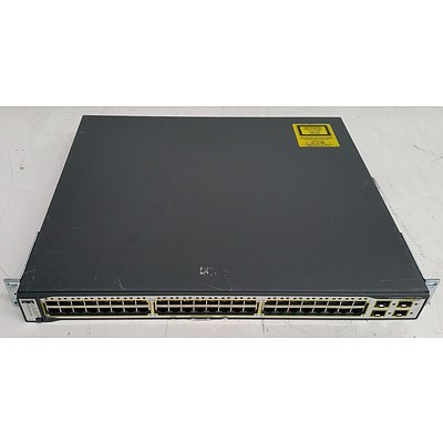 Cisco Catalyst (WS-C3750G-48TS-S V02) 3750G Series 48-Port Gigabit Managed Switch