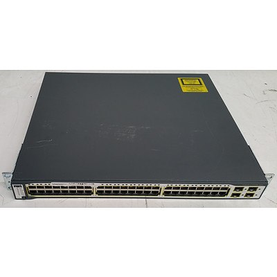 Cisco Catalyst (WS-C3750G-48TS-S V02) 3750G Series 48-Port Gigabit Managed Switch
