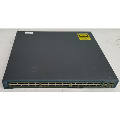 Cisco Catalyst (WS-C3560G-48PS-S V08) 3560G Series PoE-48 48-Port Gigabit Managed Switch