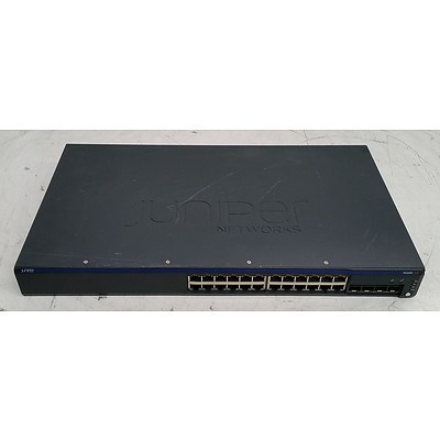 Juniper Networks (EX2200-24P-4G) EX2200 24-Port Gigabit Managed Switch