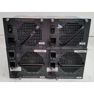 Cisco 4500 Series & 6500 Series Network Chassis Power Supply Modules - Lot of Four