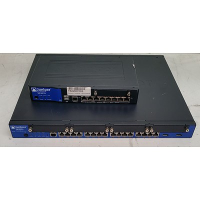 Juniper Networks SRX210 & SRX240 Service Gateway Appliances - Lot of Two